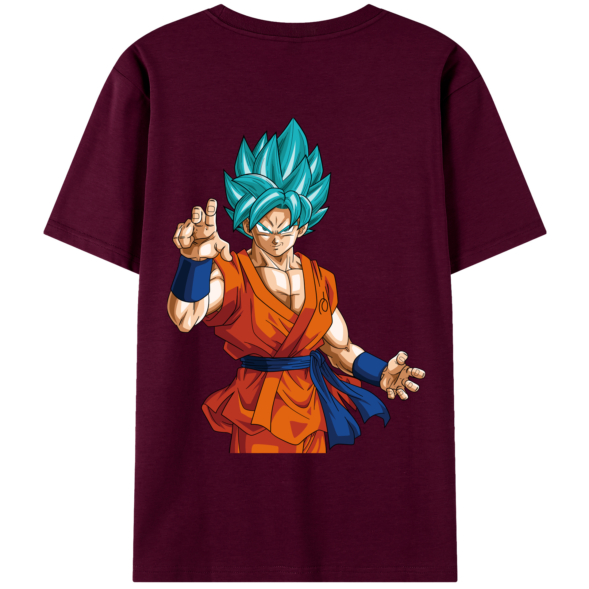 （画像用） ドラゴンボール 孫悟空（そん ごくう）Son Goku カカロット DRAGON BALL Kakarotto レディース半袖Tシャツ(バックプリント)